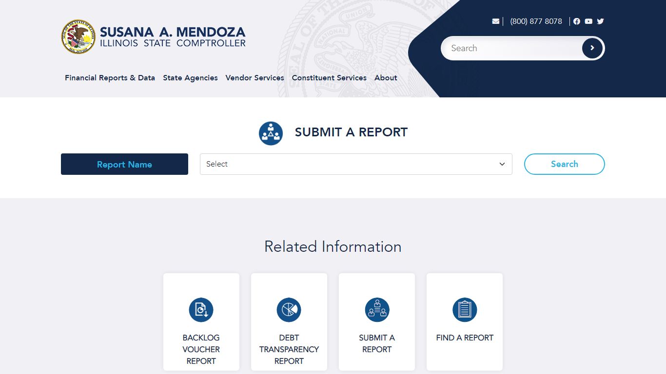 Submit a Report - The Illinois Office of Comptroller